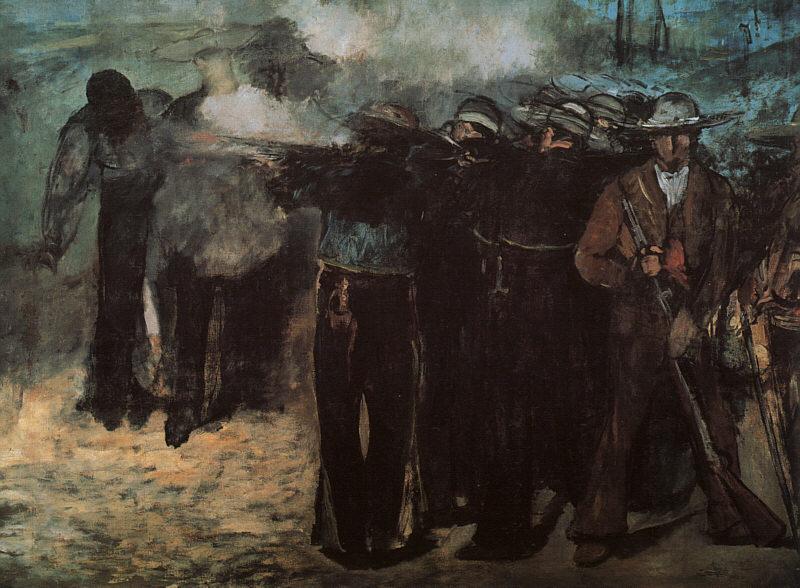 Edouard Manet Study for The Execution of the Emperor Maximillion Sweden oil painting art